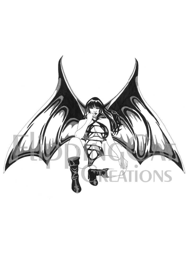 Bat Girl - FlippingCat Creations