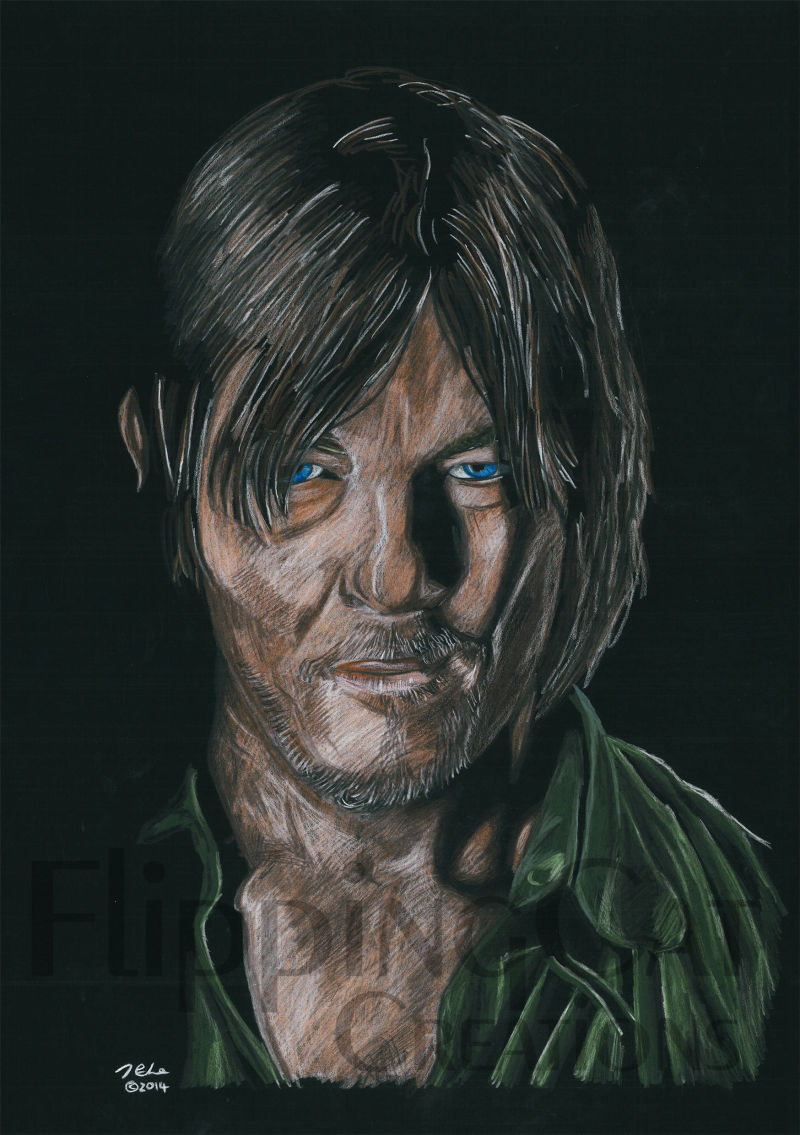 Daryl Dixon - The Walking Dead - FlippingCat Creations