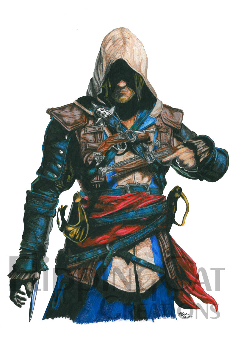 Edward Kenway - Assassin's Creed - FlippingCat Creations