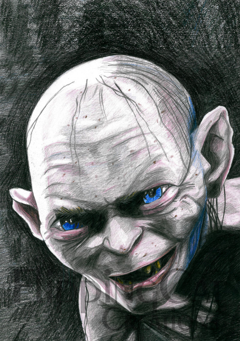 Gollum - Lord of the Rings - FlippingCat Creations