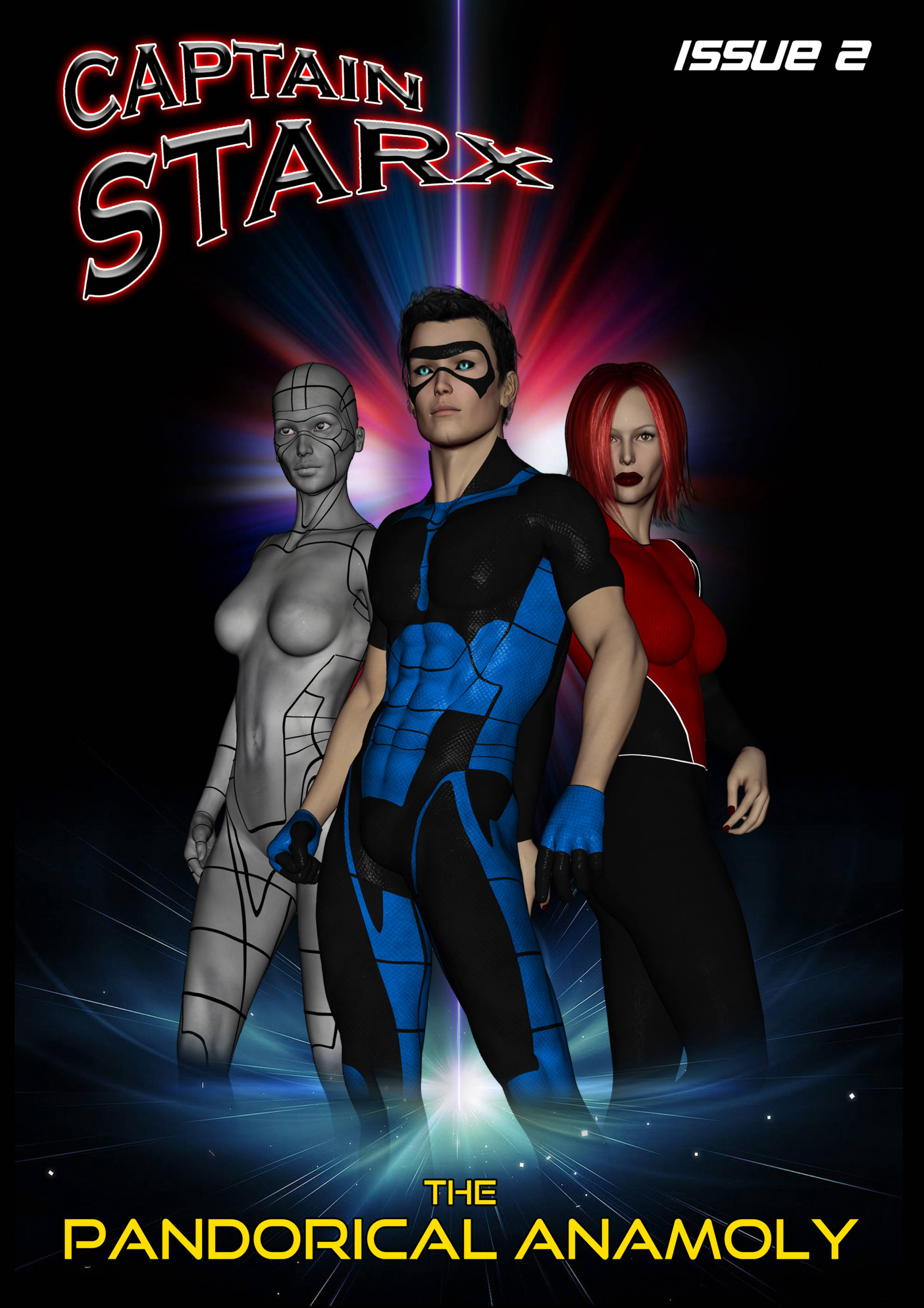 Captain Starx - Comic Book Series - FlippingCat Creations