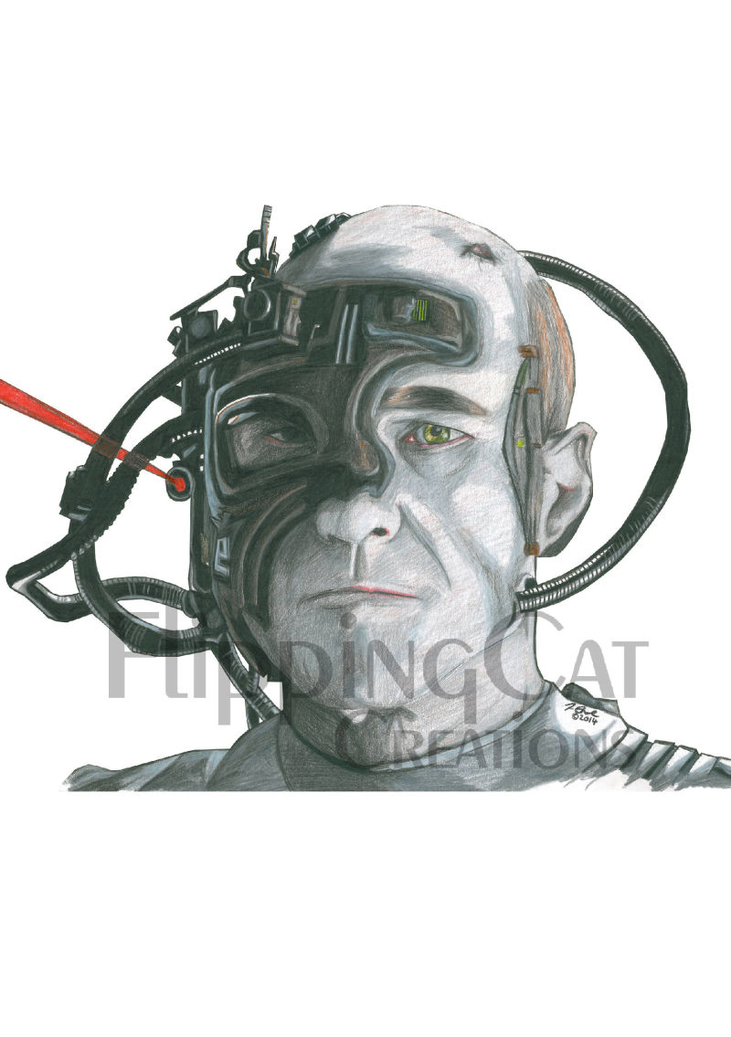 Locutus of Borg - Star Trek - FlippingCat Creations